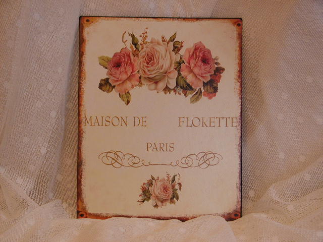Pl�tskylt  Maison de Florette