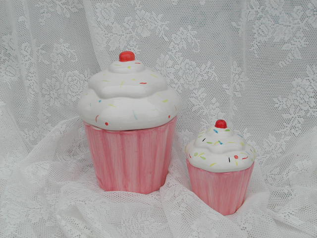 Liten rosa cupcake